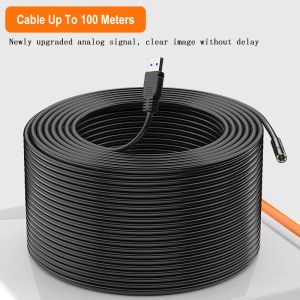 Caméras Endoscope Cable Câble de caméra seulement 1100 mètres Câble rigide HD1080p 8 mm Inspection imperméable Inspection USB Câble de forage USB uniquement pour T30A