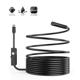 Caméras Endoscope Camera wifi mini caméra imperméable du pipe à fil dur inspection du pipeline pour la voiture pour l'iPhone Android smartphone