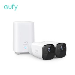 Cameras Eufy Security Eufycam 2 Protection de sécurité à domicile sans fil MINI CAMIS SYSTEMHOMEKIT HD 1080P INTÉRIERN