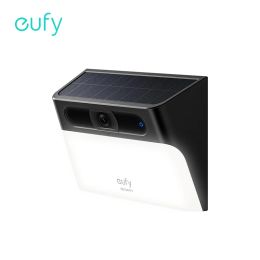 Cameras Eufy Security Solar Wall Light Cam S120 Solar Security Camera Wireless Outdoor Camera 2K Camera Forever Power