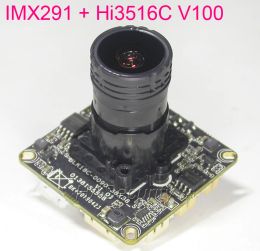 Camera's F0.95 Lens ipcam H.264, 1080p 1/2.8 "STARVIS IMX291 CMOS + HI3516C V100 CCTV IP CAMERA PCB -bordmodule + LAN -kabel