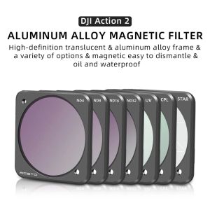 Camera's Filter DJI OSMO ACTIE 2 Camera Optische glasfilters Cpl UV ND SART -lens voor DJI Action 2 Accessoires