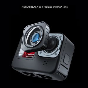 Camera's voor GoPro 10 ultrawide hoek 155 graden Max Lens Mod voor GoPro 11 10 W 2 Beschermende dekking voor GoPro 9 Black Action Accessories