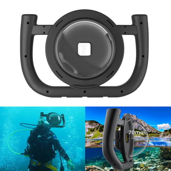 Cámaras para GoPro 11 10 Puerto de domo impermeable Estabilizador de plataforma de buceo para la plataforma de buceo para la carcasa de la cámara submarina