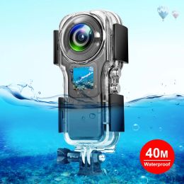 Camera's voor Insta360 One Rs 1inch 360 editie Puluz 40m onderwater waterdichte woonkoffer Cover voor Insta360 Sport Action Camera's