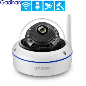 Camera's Gadinan 5MP beveiliging IP -camera Audio WiFi 2,8 mm Dome Metal 3MP draadloze buitenbewaking CCTV Builtin SD TF Card Slot ICSEE