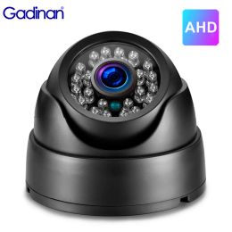 CAMERA GADINAN AHD CAMERIE 5MP 1080P 720P CCTV DOME SÉCURITÉ 24PCS IR LED 25METER IR DISTANCE BLACK INDOOR SMART VIDEO SOFFICALANCE