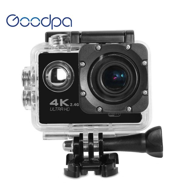 Cámaras Goodpa Action Camera Deportiva Original F60/F60R Ultra HD 4K Wifi 1080p 60fps 2.0 LCD 170D Pro Sport Implay GO Camera GO