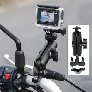 Caméras GoPro Support de montage pour accessoires de moto Support de miroir de guidon pour GoPro Hero 10 9 caméra de sport support de cyclisme de vélo