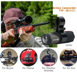 Cámaras Cámara de pistola Wifi App Control 4K Full HD Acción Cámara de video para arcilla Shooting Hearting Helmet Sports DV para Extreme