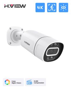 Camera's H.View 5MP 8MP 4K IP -camera Poe AI Face Detectie CCTV Security Camera's H.265 Outdoor Audio Video Surveillance Onvif Xmeye