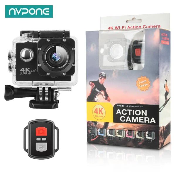 Cameras H9r 4K Action Camera WiFi Remote Control Sport DVR DV GO GO STAPPERPHER PRO 30M 2.0 