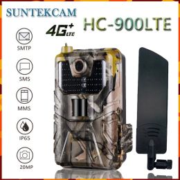 Cámaras HC900LTE 4G Camuflage Sports and Entertainment Camera de caza MMS/SMTP/FTP Correo electrónico Enviar fotos Videos Wildlife Tracking Camera