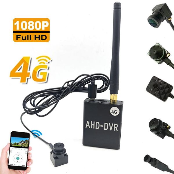 Cameras HD 1080p Mini Portable Wireless 4G AHD DVR Kits Enregistreur vidéo Prise en charge de la carte TF TF USB Micro Home Small Camronder Video