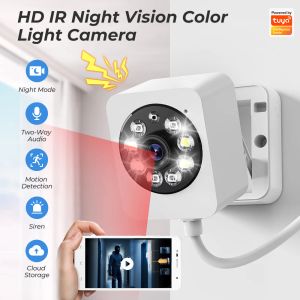 Caméras HD 1080p Caméra wifi Tuya Smart Home Vision Night Security Protection Caméra Pir Motion Détection de la vidéosur