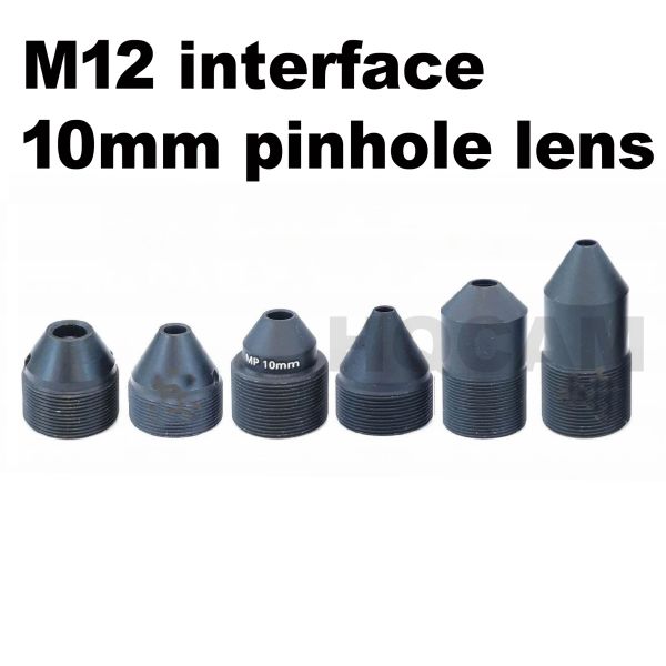 Cameras HD 2.0MEGAPIXEL 3MP 10 mm lentille M12 Pin de trous construit avec un filtre IR pour les appareils photo CCTV CCTV CCD, Mount M12 * P0.5, F1.6