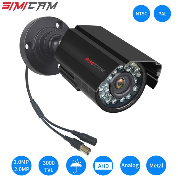 Cameras HD 720p / 1080p AHD Analog Surveillance Camera Vision Night Vision DVR CCD POUR LA CAME DE SÉCURITÉ DE SÉCURITÉ EN OUTDOOR INDOOR INDOOR CCTV