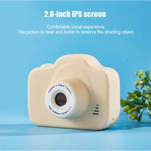 Caméras hd caméra mini toys photo vidéo dv dslr double caméra 2 pouces ips écran automatique focus photographie caméra selfie timing