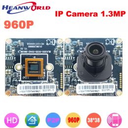 Camera's Heanworld IP -camera 960p 1.3MP beveiligingscameramodule Maineboard HD Webcam P2P Netwerk IP CCTV IP CAM Vervang chip xmeye