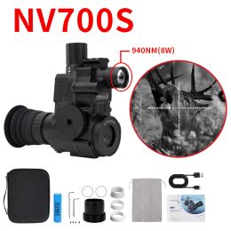 Cameras Henbaker NV710S 940NM Kit de caméra de vision nocturne de chasse numérique avec application WiFi Nv Rifle Scope Cam Hunting Night Vision Vision