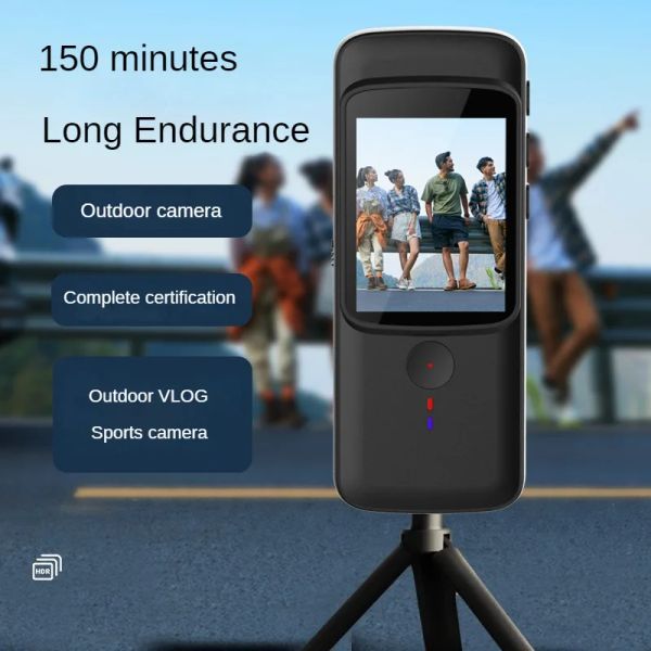 Caméras Haute définition tactile sport caméra Handheld Vlog Travel Restacher