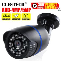 Caméras de haute qualité numérique complète coaxiale cctv ahd caméra 5MP 4MP 1080p xvi4in1 hd extérieur imperméable ip66 IR Vision nocturne a une balle