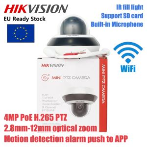 Cameras Hikvision DS2DE2A404IWDE3 / W (S6) 2inch 4 MP 4X Zoom WiFi IR Mini Pt Dome Network Camera