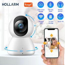 Caméras hollmarm 1080p caméra ip wifi tuya caméra de surveillance suivante