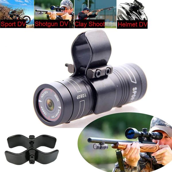Cámaras Cámaras de caza Mini cámara al aire libre Recordadora de video de montaje de pistola para cazador de videocámara impermeable 230620