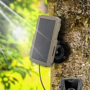 Camera's Hunting Trail Camera Battery, Solar Panel Charger, Externe Power for HC900A Trail Camera, Wildlife Scouting, 36mp