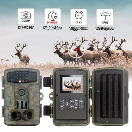 Camera's Hunting Trail Camera Timelapse Wildlife Camera Photo Trap with Night Vision 20MP 0.2S Trigger Outdoor Hunting Wildlife Camera