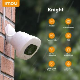 Cameras IMou Knight 4k UHD 8MP Sécurité extérieure WiFi CCTV CAME DE SURVEILLANCE AIBASÉ Personne / véhicule / Détection d'animaux