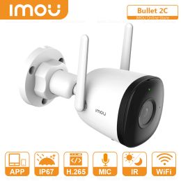 Cameras IMou WiFi IP Camera Outdoor Human Detection humain Builtin Hotspot Sound Enregistrement ONVIF RTSP Surveillance CCTV Bullet 2C
