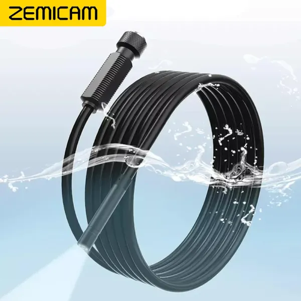 Caméras Industrial Endoscope Caméra 8 mm 5,5 mm 3,9 mm Single Lens Double Câble rigide Tube de serpent uniquement Câble de l'appareil photo sans moniteur P30