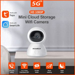 Camera's inqmega 5g tuya kamera ip dwuzakresowe wifi 1080p hd widzenie nocne z wykorzystaniem podczerwieni niania elektoniczna baby monito