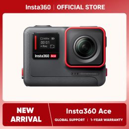 Cameras Insta360 Ace 4K120FPS Caméra d'action imperméable, vidéo HDR active, photos de 48 MP, écran flips