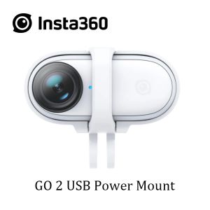 Cameras Insta360 GO 2 USB Power Mount inclure le cadre de l'adaptateur d'accessoires d'origine GO2 et le câble de charge Typec