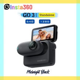 Cameras Insta360 GO 3 Tiny Action Camera Midnight Black 2.7k 35G 64G 128G IMPHERPORTHOP MULTIFUNCTION POD FLOWSTAT STABILISATION