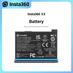 Camera's insta360 x3 batterij 1800 mAh Capaciteit Compatibiliteit Insta360 x3 Origineel accessoire