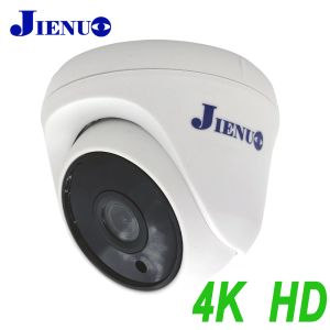 Caméras Jienuo AHD CAMERIE DOME SÉCURITÉ DE SÉCURITÉ 1080P 5MP 4K Vision nocturne infrarouge intérieure HD 2MP CCTV Home Cam analogique Connexion