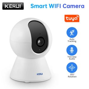 Cameras Kerui HD 3MP 5MP 1080P Application Tuya Appareil photo intérieur mini taille wifi ip caméra de la maison
