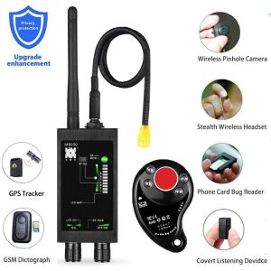 Cameras M8000 Radio un détecteur GSM RF Signal Auto Tracker Detector GPS Tracker Finder Bug avec une longue antenne LED magnétique