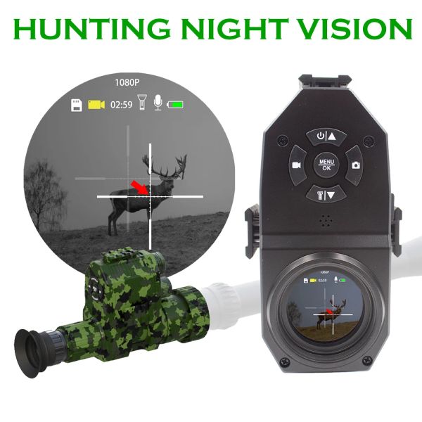 Cámaras Megaorei 4B NK007 Plus Hunting Digital 850nm IR Night Vision Alcope Cámara de accesorio monocular para completo Toma fotos Toma fotos