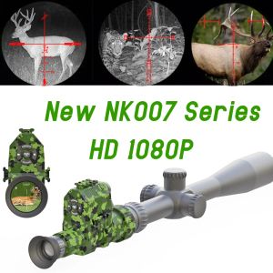 Camera's Megaorei NK007 2023 Nieuwe 1080p Night Vision Binocuals Hunting Camera Scope voor vissen en jagen