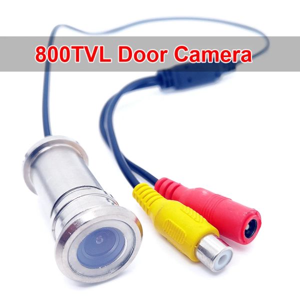 Cameras Metal 800TVL Cat Oeil Porte de porte Caméra Caméra Couleur de sécurité CMO