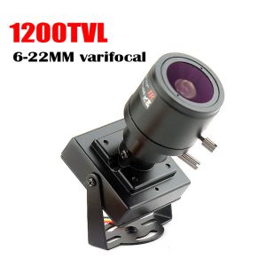Cameras Micro Video 622mm Lens Varifocal Mini Camera 1200TVL RÉGLABLE LENSE DE SÉCURITÉ MÉTAL SÉCURISATION CCTV CAMER