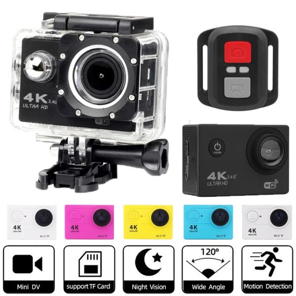 Cameras Mini Action Camera Ultra HD 4K / 60fps WiFi 2.0 