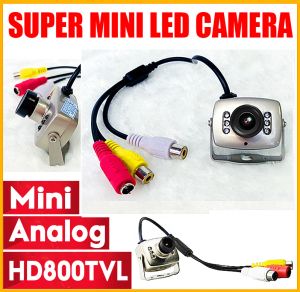 Camera's Mini HD 1/4CMOS 700TVL Surveillance Home Indoor Audio MIC CCTV Camera 6Led Infrared Night Vision Small Metal Analog Color Video
