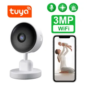 Cámaras mini cámara tuya cubierta 3mp 1080p HD Motion Detection 2Way Audio Night Vision Security Security Cat Camera Camera Wifi