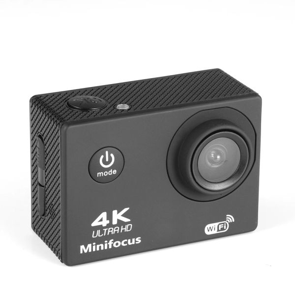 Caméras minifocus 4K Caméra photographique Amérique étanche caméra des caméscopes avec des kits d'accessoires WiFi à télécommande